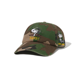 Butter Goods x Peanuts - Rats 6 Panel Cap - Washed Camo