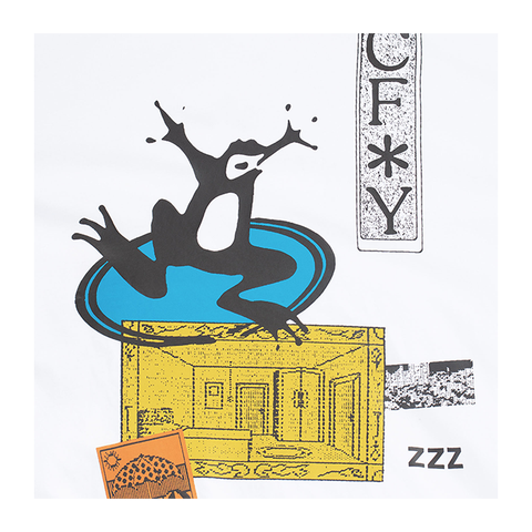 CANDICE - Frog Dreaming Tee - White