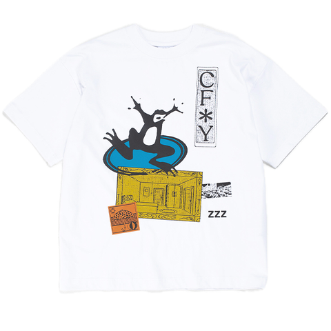 CANDICE - Frog Dreaming Tee - White