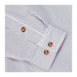 CANDICE - House Stripe Shirt - White/Black