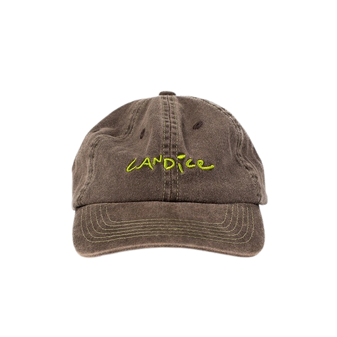 Candice - Logo 6 Panel Cap - Bile