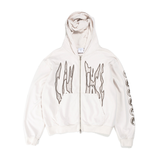 CANDICE - Razor Zip Hood - Bone