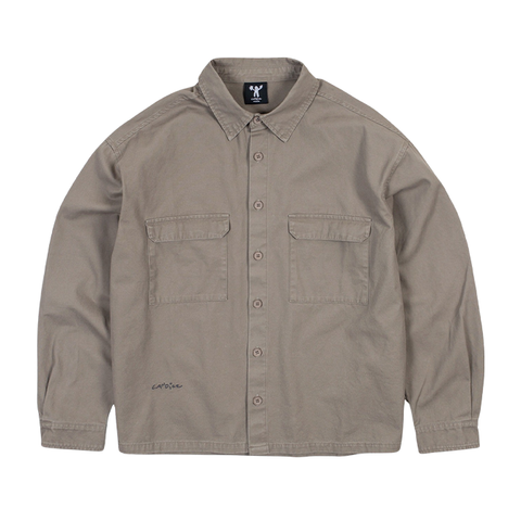 Candice - Relax Overshirt - Washed Grey