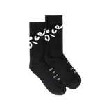Candice - UTGT Ribbed Crew Socks - Black