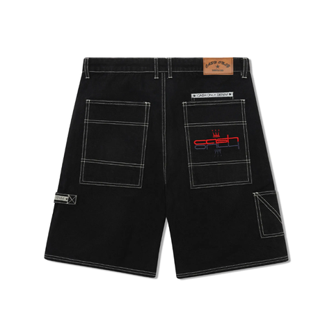 Cash Only - Crown Denim Shorts - Raw Black