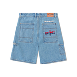 Cash Only - Crown Denim Shorts - Washed Indigo