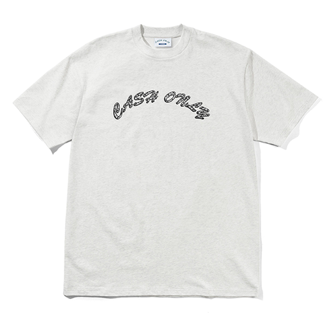 Cash Only - Diamond Plate Logo Tee - Ash