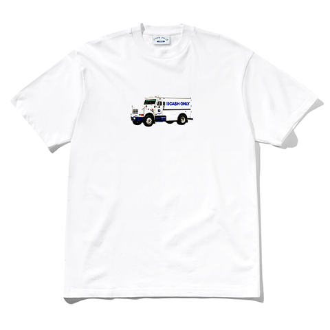 Cash Only - Money Truck Tee - White
