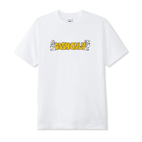 Cash Only - Sketch Book Tee - White