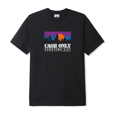 Cash Only - Skyline Tee - Black