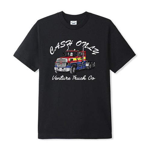 Cash Only - Truck Tee - Black