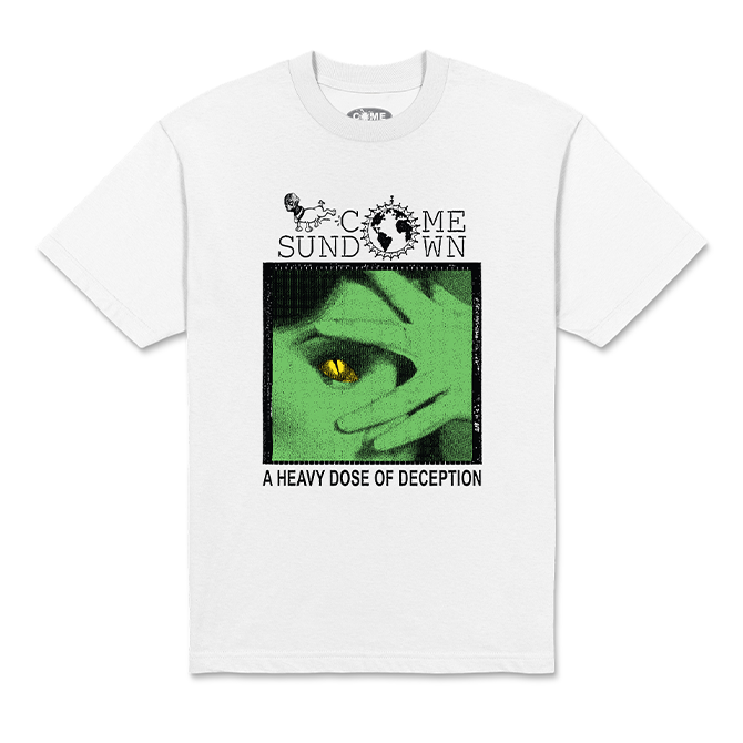 Come Sundown - Deception Tee - White