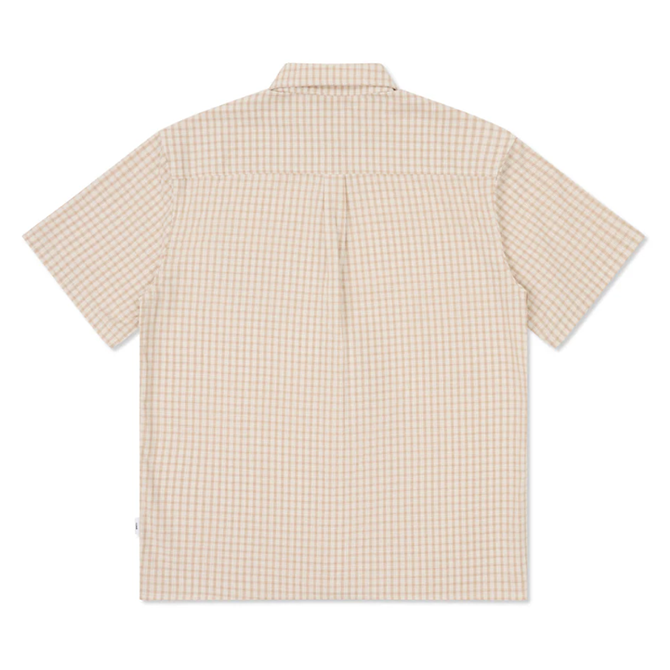 Come Sundown - Found Missing SS Shirt - Light Brown/White