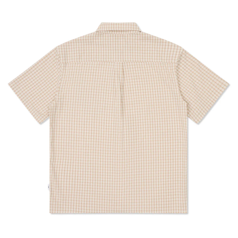 Come Sundown - Found Missing SS Shirt - Light Brown/White