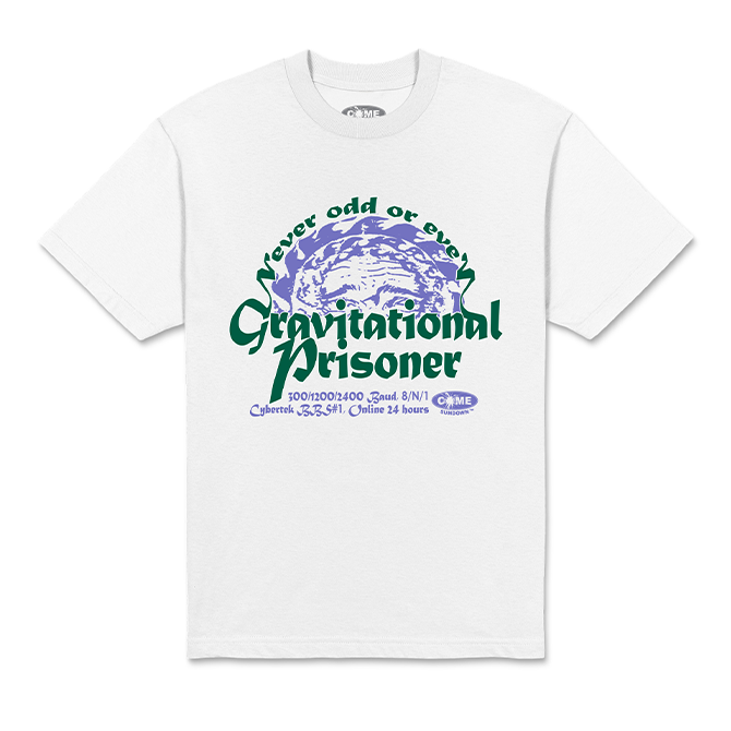 Come Sundown - Gravitational Tee - White