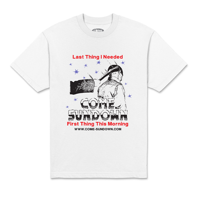 Come Sundown - Last Thing Tee - White