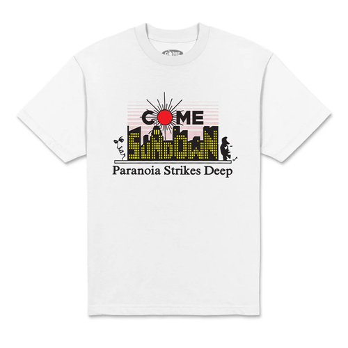 Come Sundown - Paranoia Tee - White