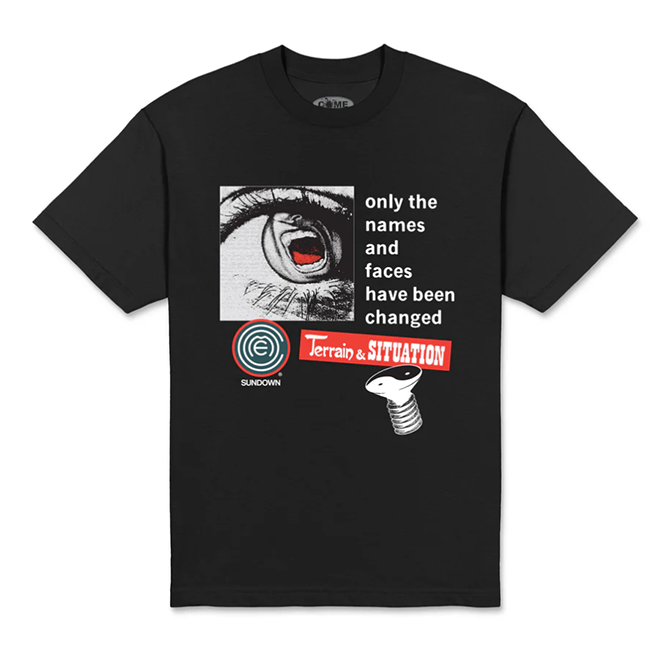 Come Sundown - Terrain Tee - Black - Hemley Skateboarding