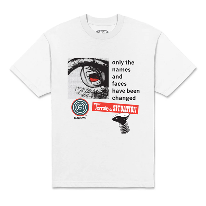 Come Sundown - Terrain Tee - White