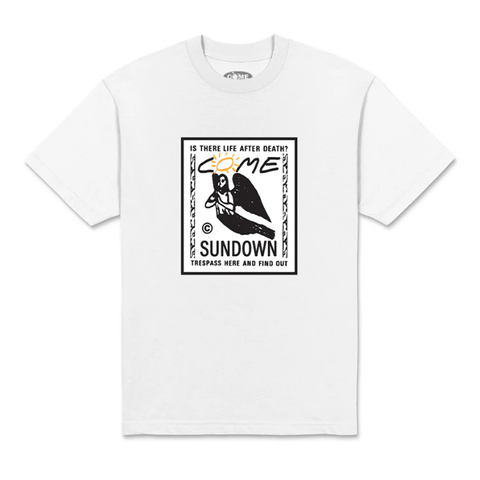 Come Sundown - Trespass Tee - White