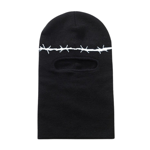 Crawling Death - Barbed Wire Winter Mask - Black