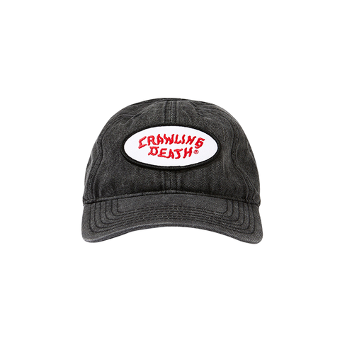 Crawling Death - Patch Cap - Acid Wash Black