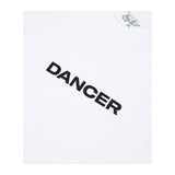 Dancer - Oblique Logo Tee - White/Black
