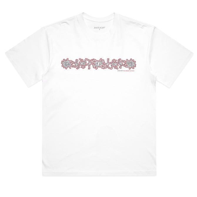 Daylight - Anemone Tee - White/Black/Red