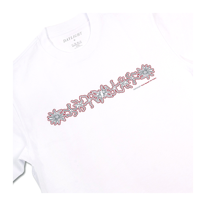 Daylight - Anemone Tee - White/Black/Red