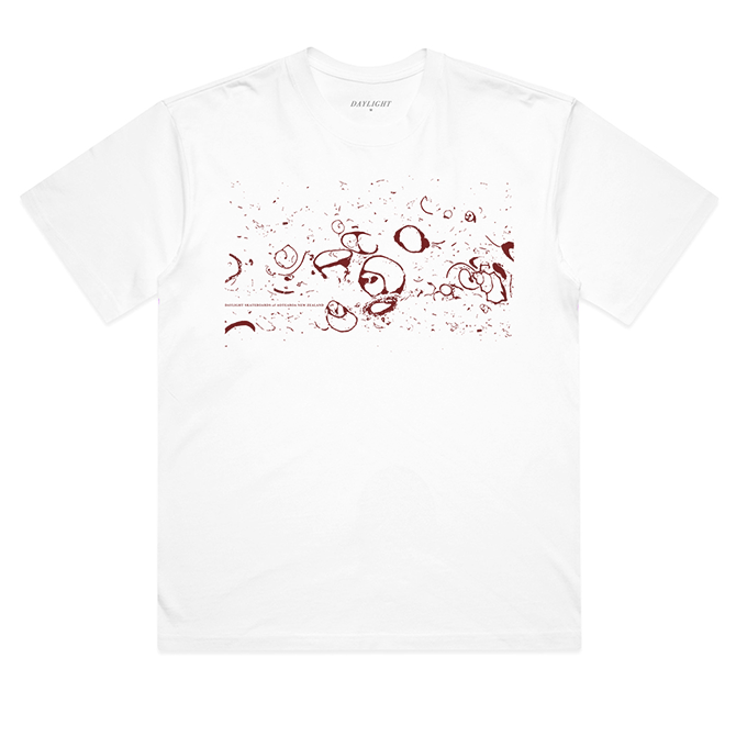 Daylight - Sedimentary Tee - White/Red