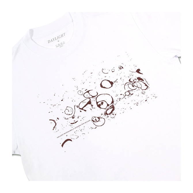 Daylight - Sedimentary Tee - White/Red