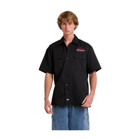 Dickies - 1574 Fire Boy Short Sleeve Regular Fit Shirt - Black