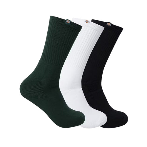 Dickies - Classic Label Socks - 3 Pack - Spruce/White/Black