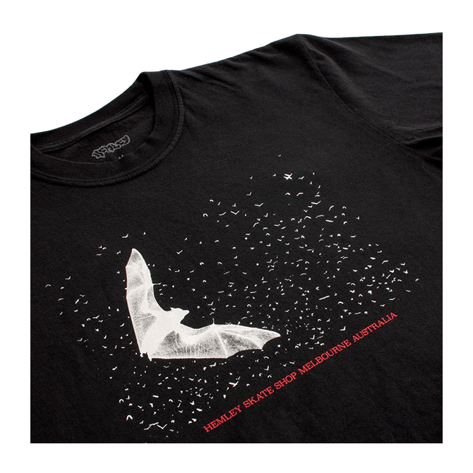 Hemley Skate Shop - Flying Fox Tee - Black