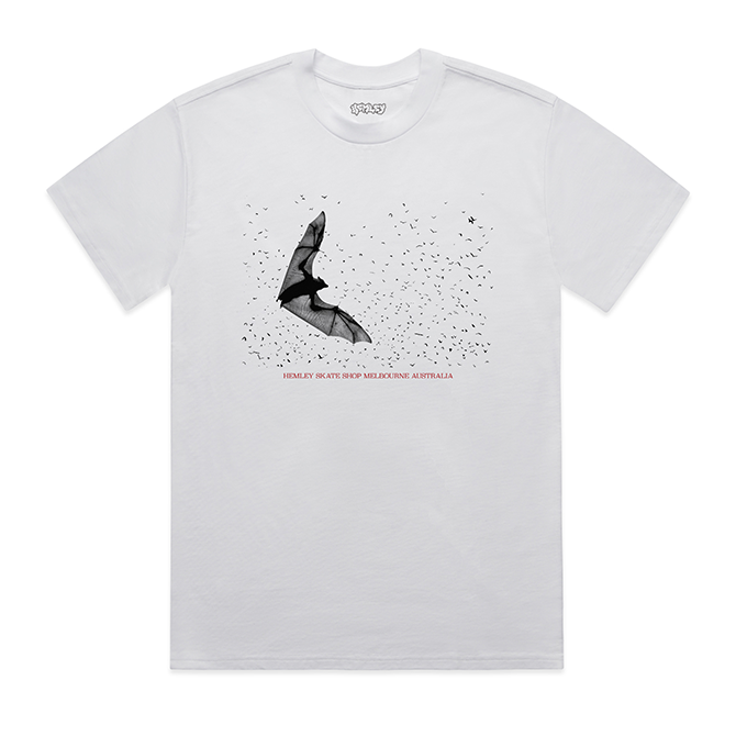 Hemley Skate Shop - Flying Fox Tee - White - Hemley Skateboarding