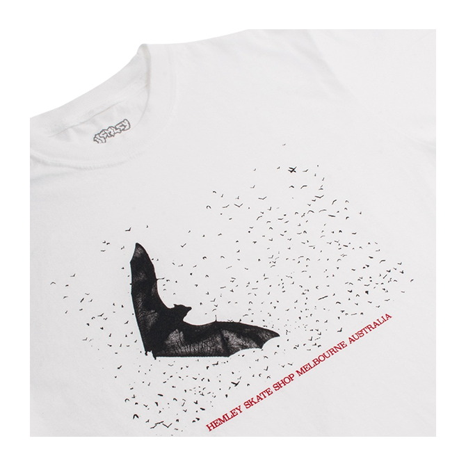 Hemley Skate Shop - Flying Fox Tee - White - Hemley Skateboarding