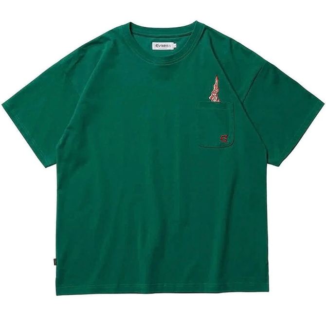 Evisen - Eye Fire Tech Pocket Tee - Green
