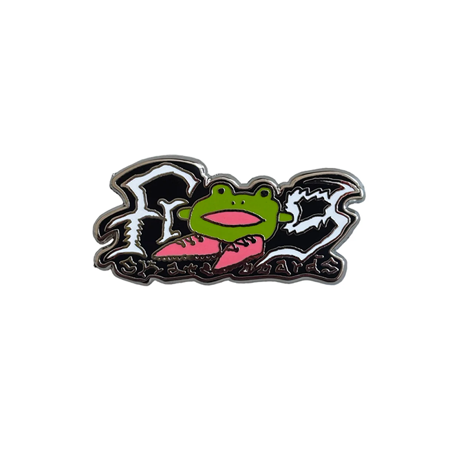 Frog - Big Shoes Pin - Green