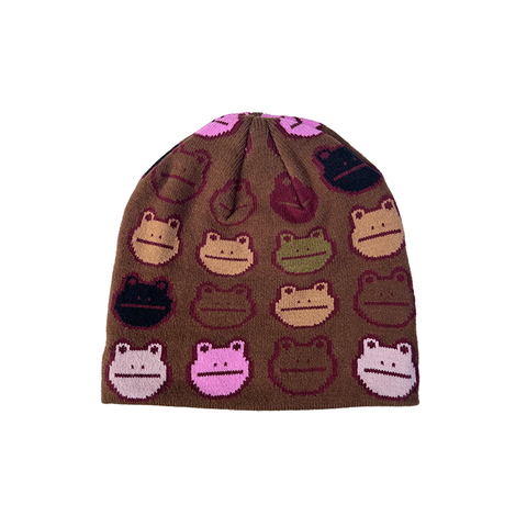 Frog - Frog Nation Beanie - Brown