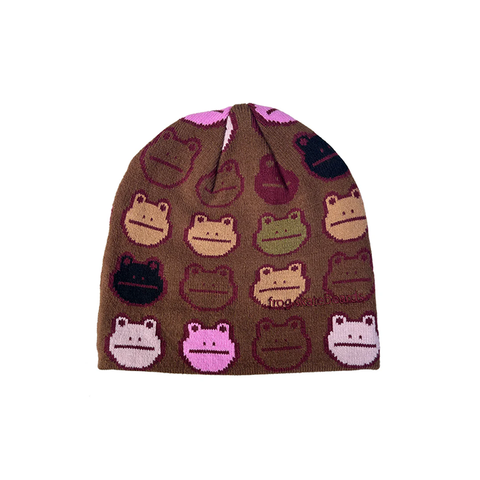 Frog - Frog Nation Beanie - Brown