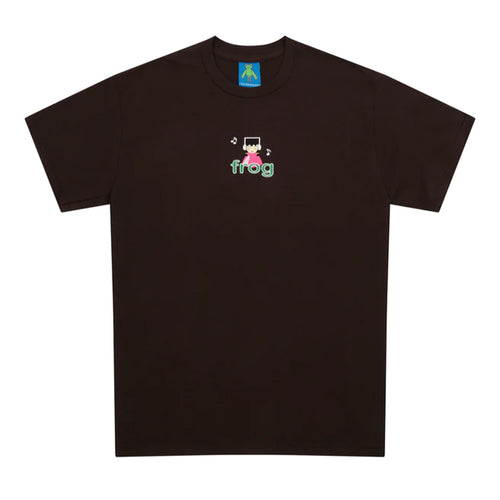 Frog - I'm Not Listening Tee - Brown