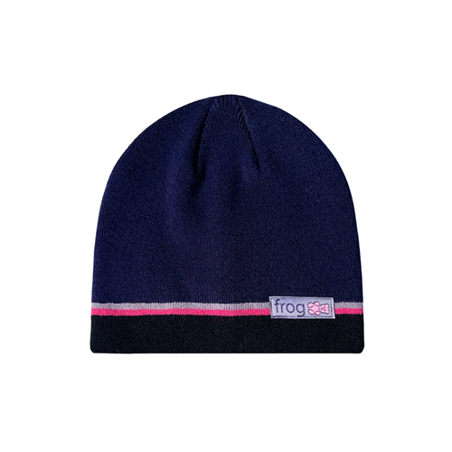 Frog - Teddy Beanie - Navy