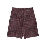 Fucking Awesome - Miller Plaid Denim Short - Red Plaid