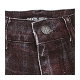 Fucking Awesome - Miller Plaid Denim Short - Red Plaid