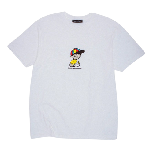 Fucking Awesome - Wanto Kid Tee - White