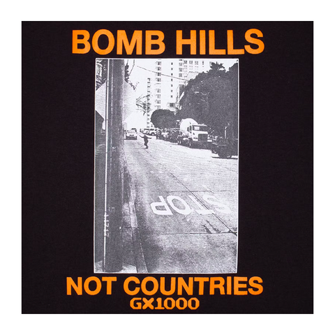 GX1000 - Bomb Hills Tee - Black/Orange