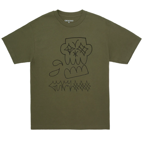 GX1000 - Encino Tee - Military Green