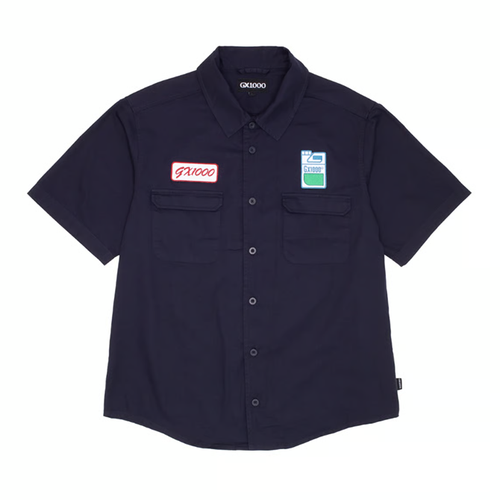 GX1000 - Fertilizer Button Down Shirt - Navy Blue