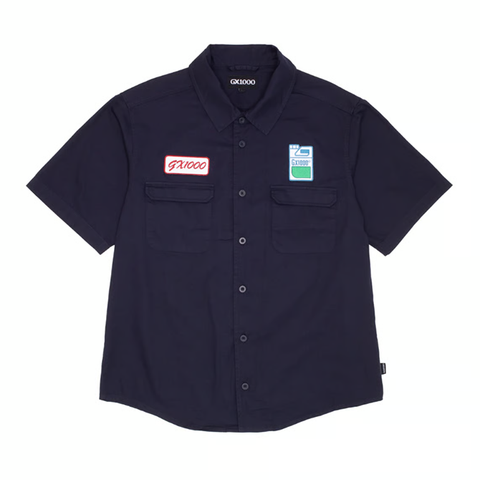 GX1000 - Fertilizer Button Down Shirt - Navy Blue