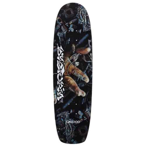 GX1000 - Human = Garbage Shaped Deck - Multi - Hemley Skateboarding
